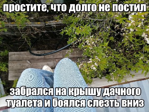 простите, что долго неп постил 22 if забрался oanca слезть вниз туалета и б