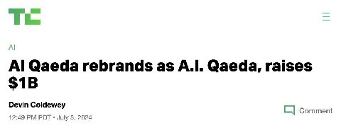 Qaeda rebrands as А. Qaeda, raises Devin Coldewey 12:49 PDT July 5, 2024 Comment