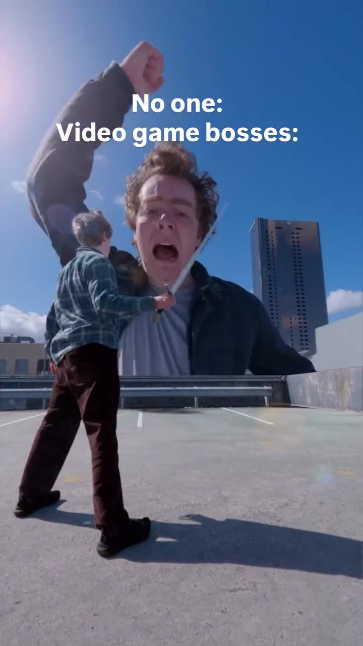 No one: Video game bosses: