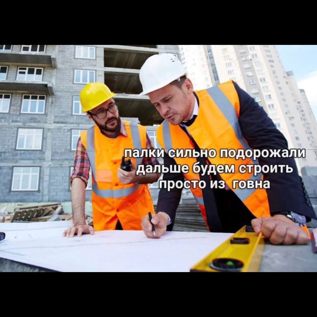aro Бы, ли палки сильно подорожа дальше будем строить „_просто из говна
