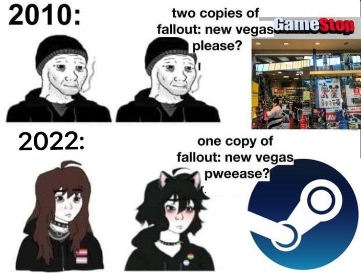 two copies of 2010 fallout: new please? hasta one copy of 2022 fallout: new vegas Pweease?