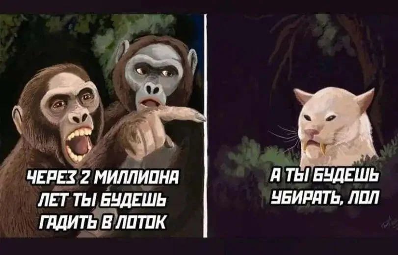 a ЧЕРЕЗ 2 МИЛЛИПНЯ А ТЫ БУДЕШЬ ЛЕТ ТЫ БУДЕШЬ УБИРАТЬ, ЛОЛ ГАДИТЬ В ЛОТОК