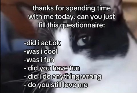thanks for spending time with me today. can you just fill this questionnaire did dota nything'wrong you
