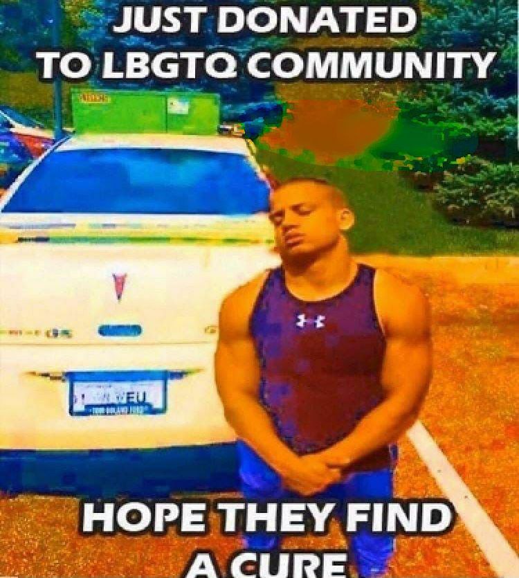JUST DONATED TO LBGTQ COMMUNITY у НОРЕ ТНЕУ А CLIRE