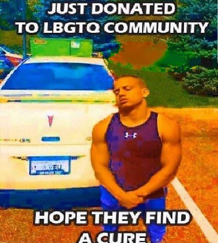 JUST DONATED TO LBGTQ COMMUNITY у НОРЕ ТНЕУ А CLIRE