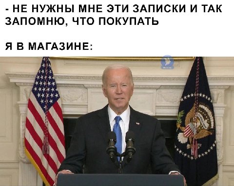 НЕ НУЖНЫ МНЕ ЭТИ ЗАПИСКИ И ТАК ЗАПОМНЮ, ЧТО ПОКУПАТЬ Я В МАГАЗИНЕ: 11+