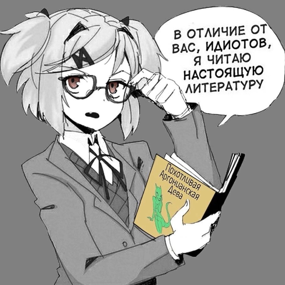 В ОТЛИЧИЕ ОТ ВАС, ИДИОТОВ, Я ЧИТАЮ НАСТОЯЩУЮ ЛИТЕРАТУРУ