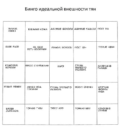 Бинго идеальнои внешности тян БЛЕДНАЯ КОЖА |АЛИННЫЕ ВОЛОСЫ ДЛИННЫЕ ПАЛЬЦЫ ВАВЕ РАСЕ НА ЛИЦЕ РЫЖЫЕ ВОЛОСЫ РОСТ 184 ЩЕКИ ЕСТЬ ВЕСНУШКИ КУДРЯВЫЕ ПРЕСС С КУБИКАМИ ГРУДЬ МАЛЕНЬКИЕ ВОЛОСЫ ПЕРВОГО ПАЛЬЦЫ РАЗ