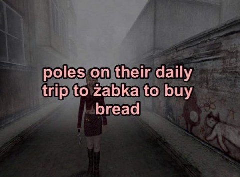 poles on their daily trip to zabka to buy bread