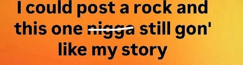 It’s me btw, I LOVE liking stories