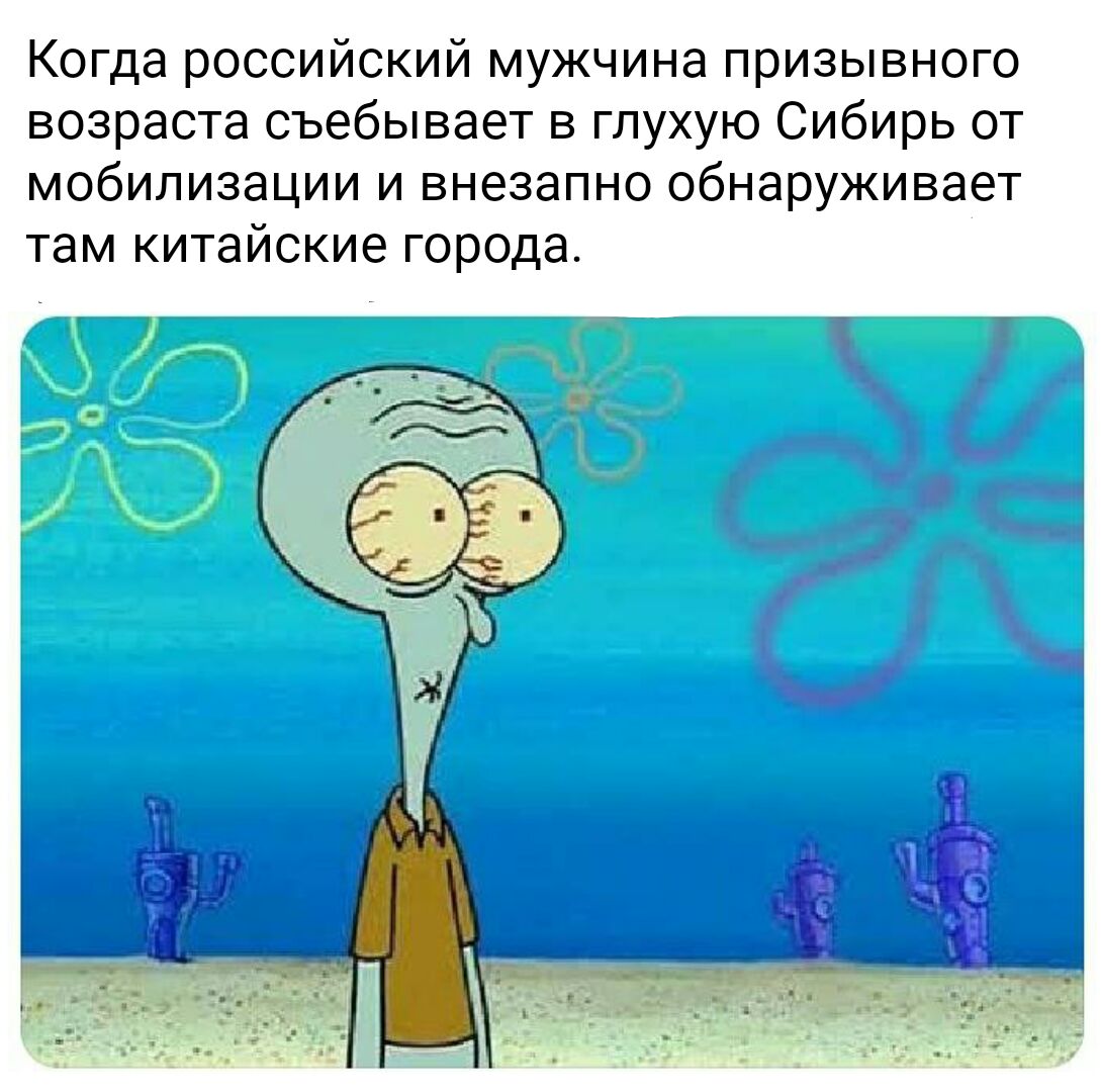 Когда российский мужчина призывного возраста съебывает в глухую Сибирь от мобилизации и внезапно обнаруживает там китайские города.
