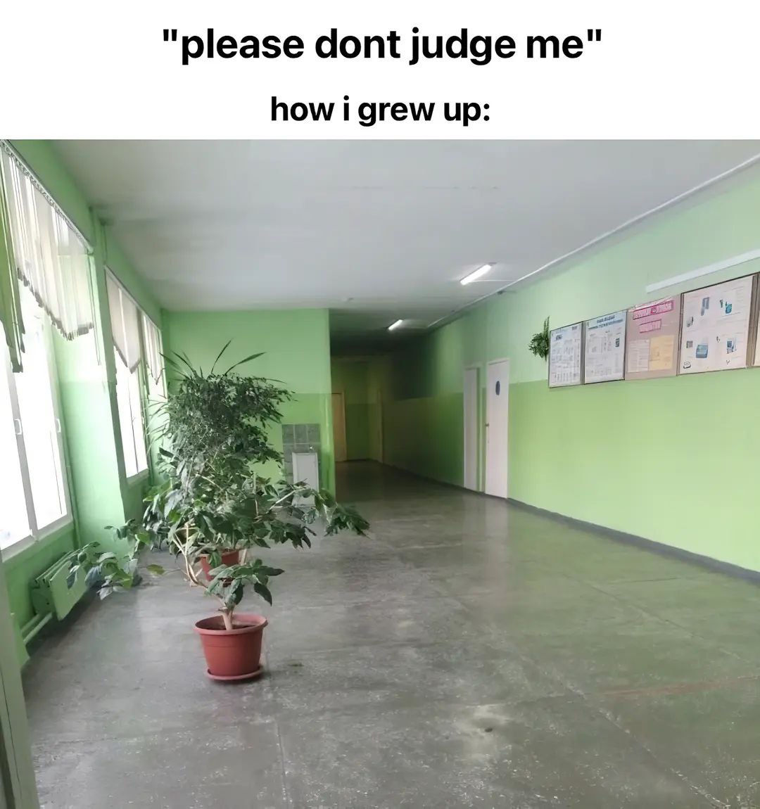 "please dont judge how i grew up: