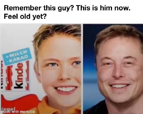 Remember this guy? This is him now. Feel old yet? made with mematic