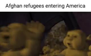 Afghan refugees entering America