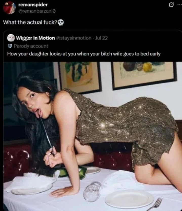 remanspider What the actual Wigger Motion 9 How your daughter looks at you when your bitch wife goes to bed early 4 a. у