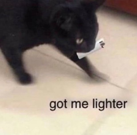 got me lighter