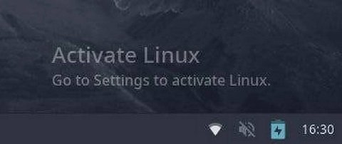 Activate Linux to Settings to activate Linux. 16:30