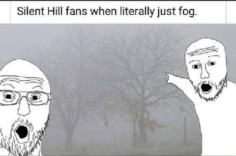 Silent Hill fans when literally just fog. 2