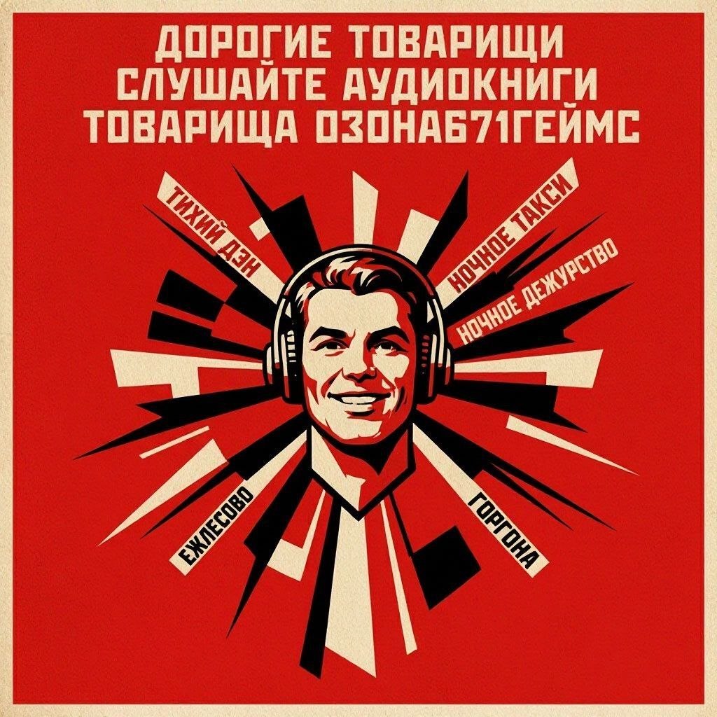 ДОРОГИЕ ТОВАРИЩИ СЛУШАЙТЕ АУДИОКНИГИ ТОВАРИЩА ОЗОНАБ71ГЕЙМС