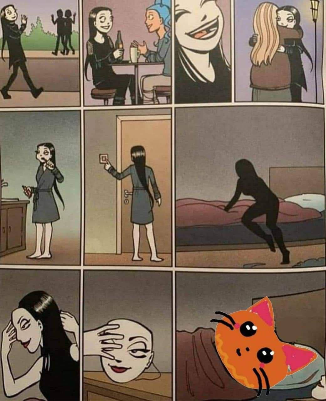 4 В a