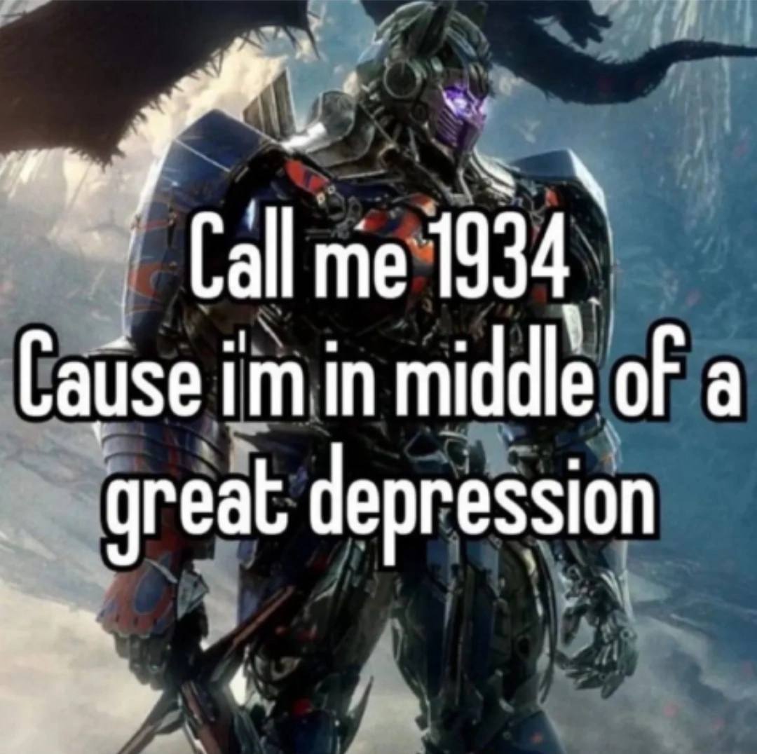 me ause middle of а great depression
