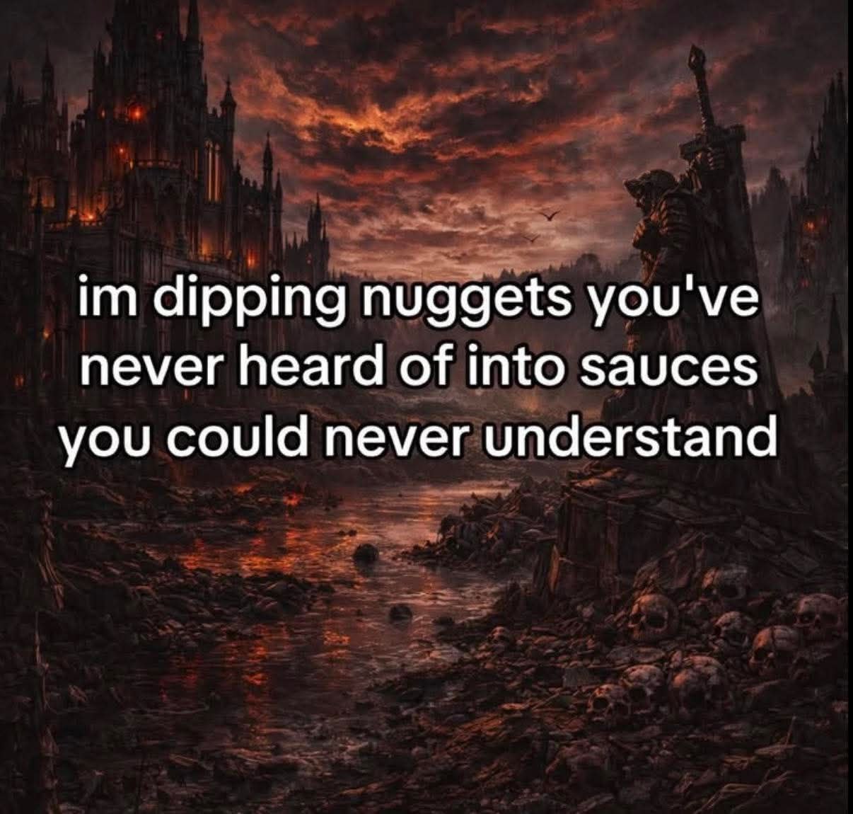 dipping nuggets you've never heard of into sauces you could never understand