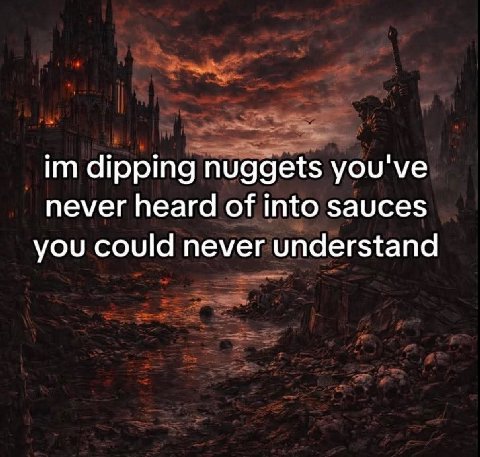 dipping nuggets you've never heard of into sauces you could never understand