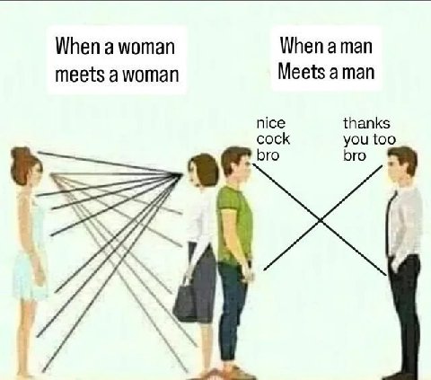 When a woman Whenaman meets a woman Meets aman nice thanks you bro