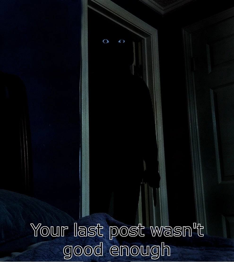 Your last post wasn't good enough
