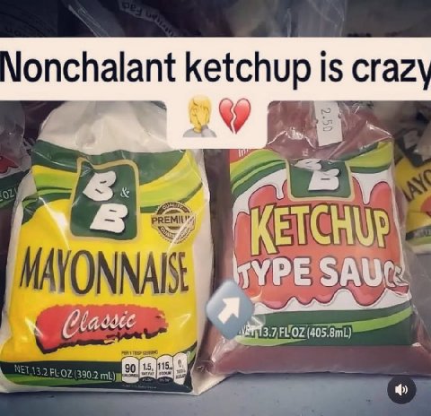 onchalant ketchup is craz