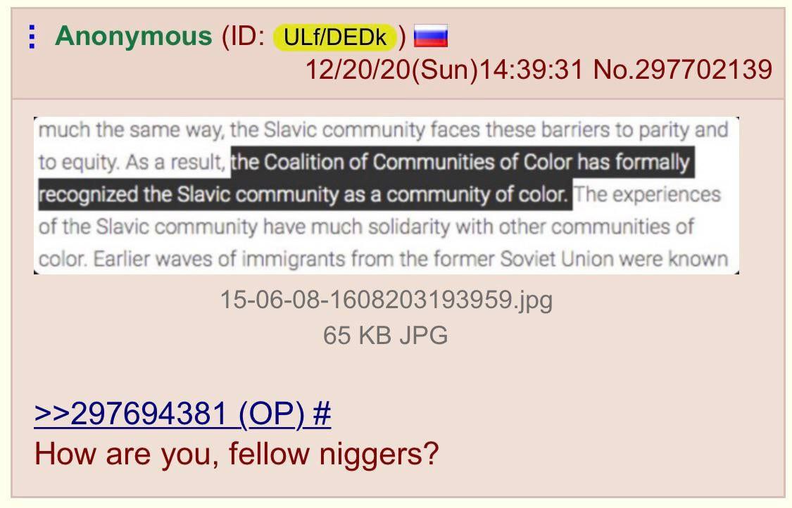 Ну чё там с привилегиями, нигры?
