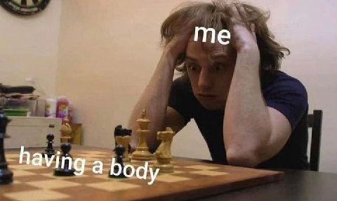 having a body