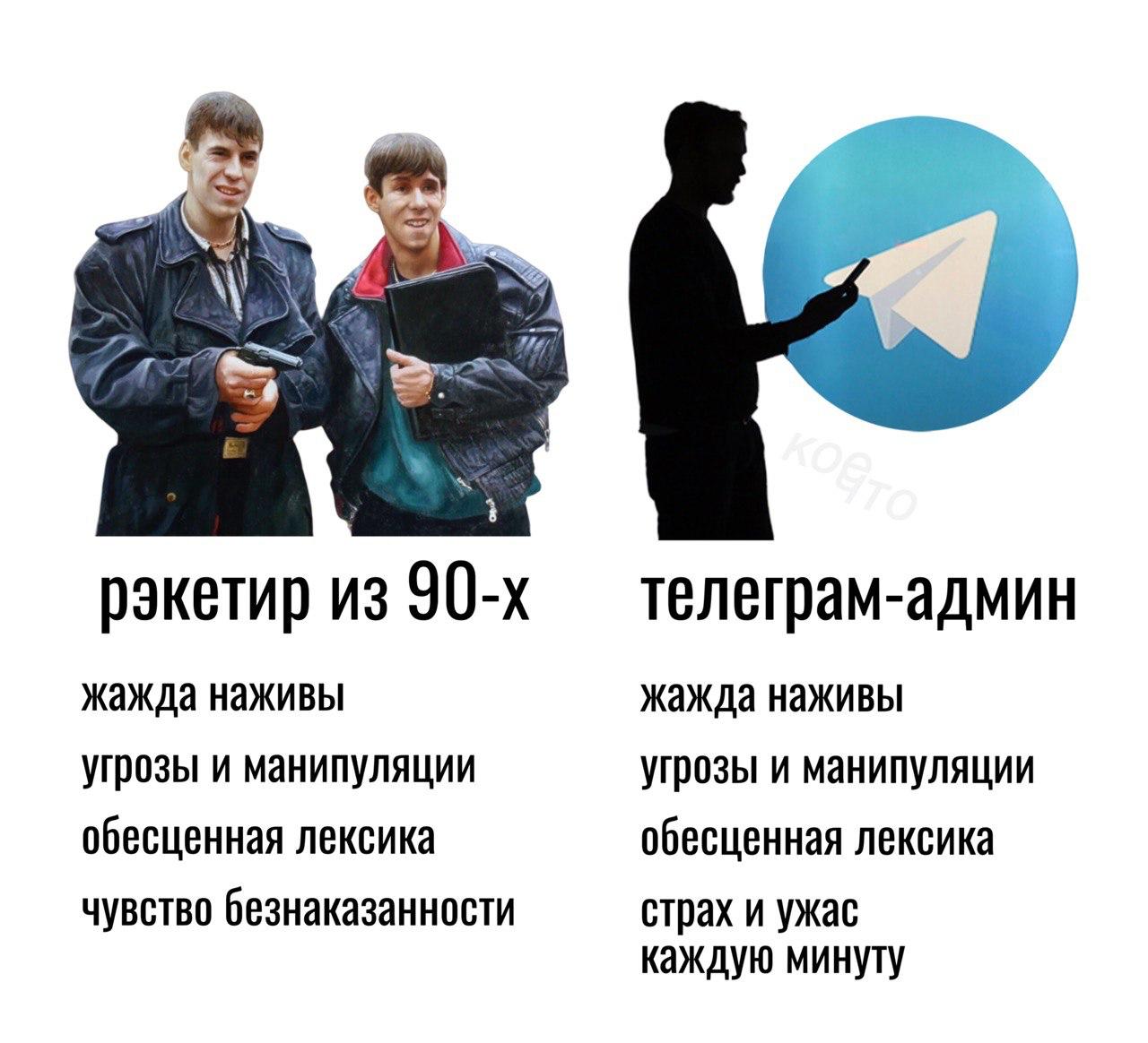 3 рэкетир из телеграм-админ жажда наживы жажда наживы угрозы и манипуляции угрозы и манипуляции обесценная лексика обесценная лексика чувство безнаказанности страх и ужас каждую минуту