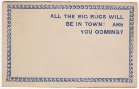 ALL THE BIG BUGS WILL BE IN TOWN! ARE YOU COMING? My LAO