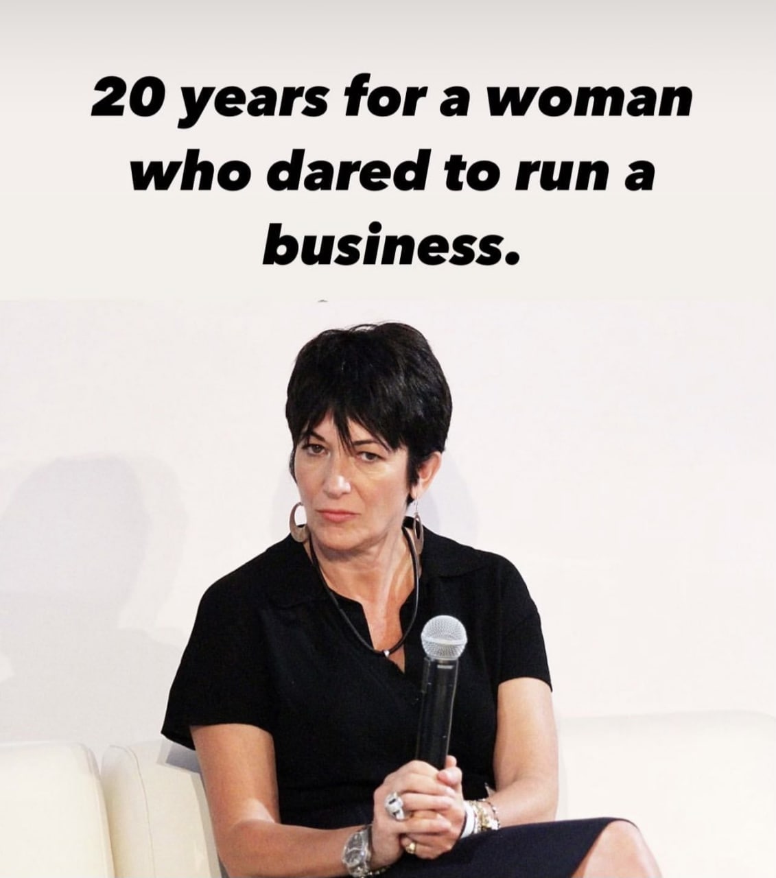 20 years for a woman who dared to гип а business.