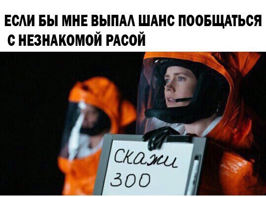 ЕСЛИ БЫ МНЕ ВЫПАЛ ШАНС ПООБЩАТЬСЯ С НЕЗНАКОМОЙ РАСОЙ