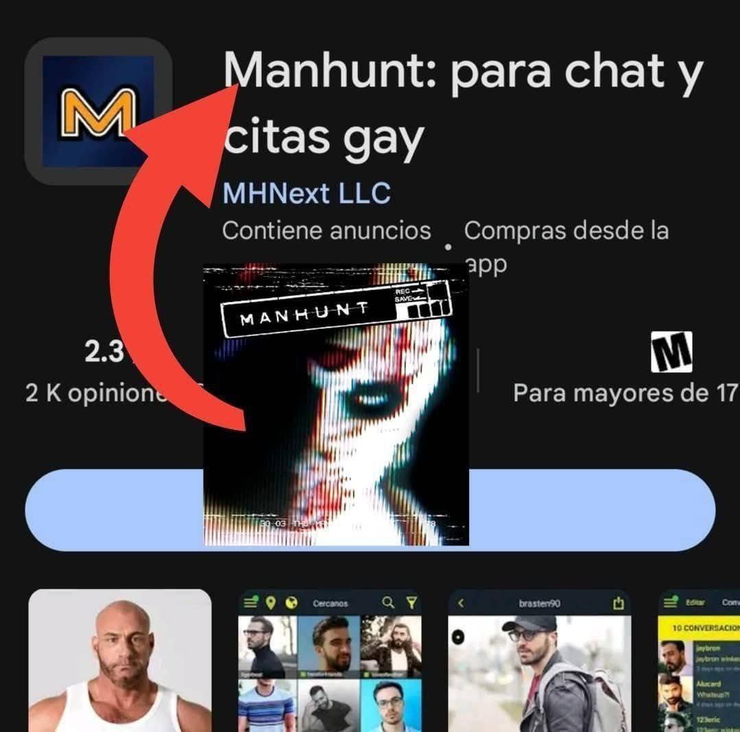 Manhunt: para chat у citas gay MHNext LLC Contiene anuncios Compras desde 2.3 И Рага тауогез 17