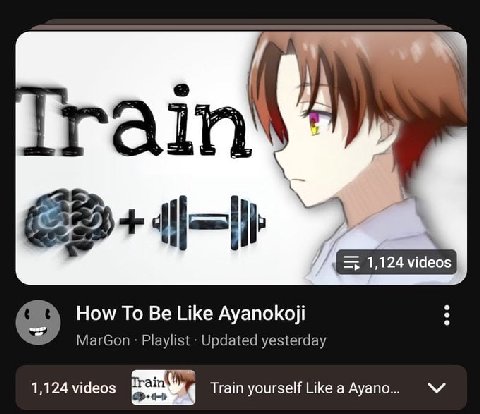 А 7 1,124 videos То Be Like Ауапокой MarGon- Playlist Updated yesterday 1,124 videos Train yourself Like a Ayano...
