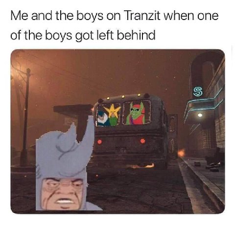 Me and the boys Tranzit when one of the boys got left behind