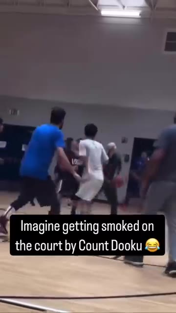 Imagine getting smoked on the court by Count Dooku &