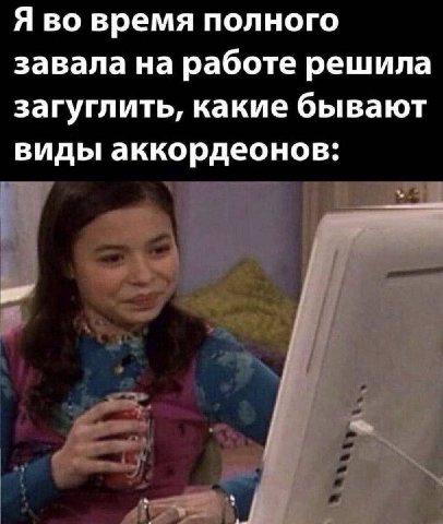 Я во время полного завала на работе решила загуглить, какие бывают виды аккордеонов: