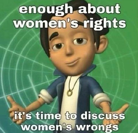 enough about women's rights it's time to discuss women's wrongs