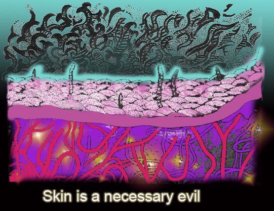 Skin is a necessary evil