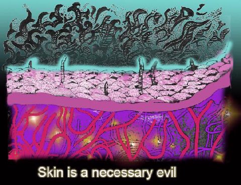 Skin is a necessary evil