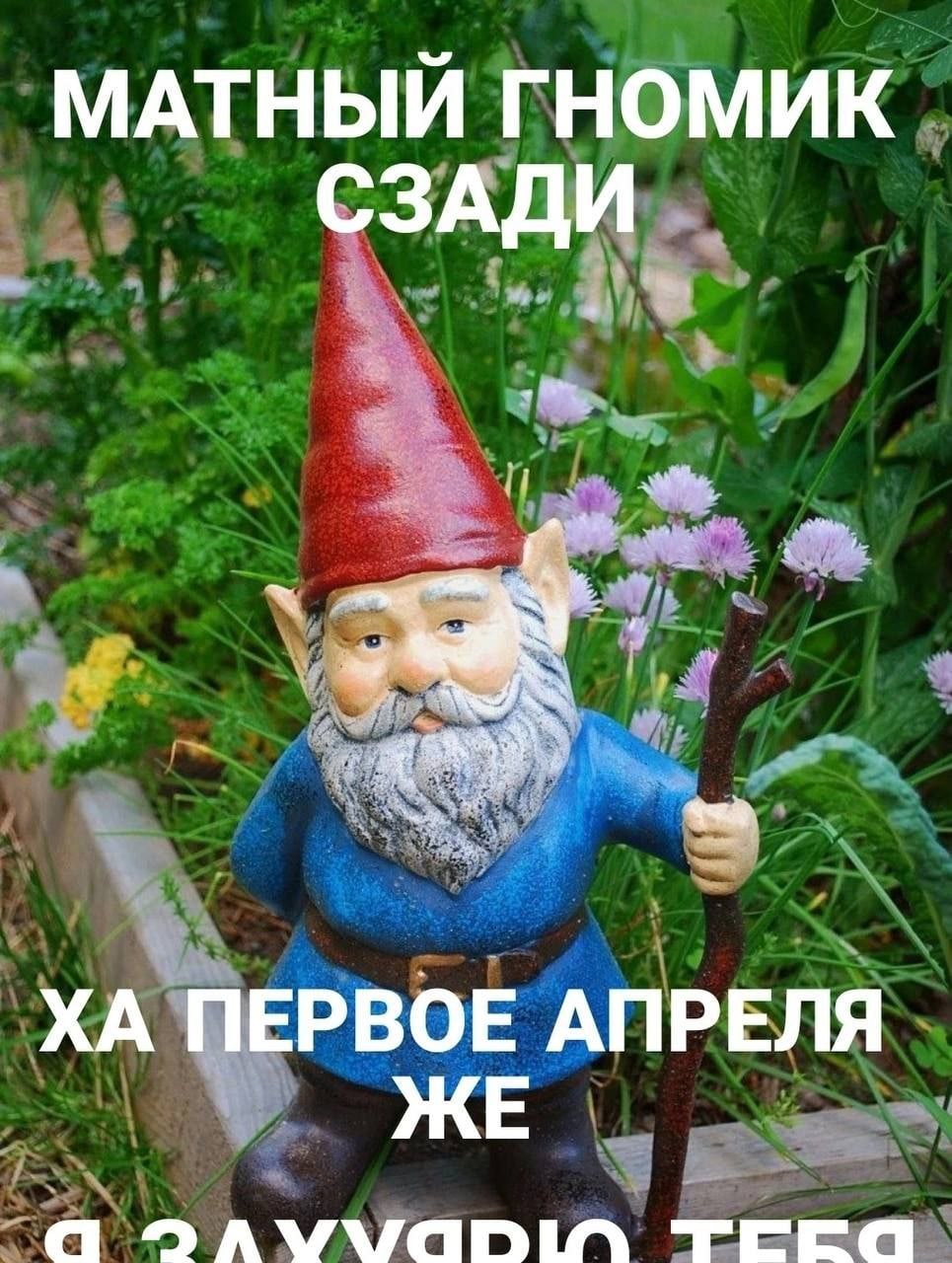 МАТНЫЙ ГНОМИК СЗАДИ ПЕРВОЕ АПРЕЛЯ ЖЕ я Tera