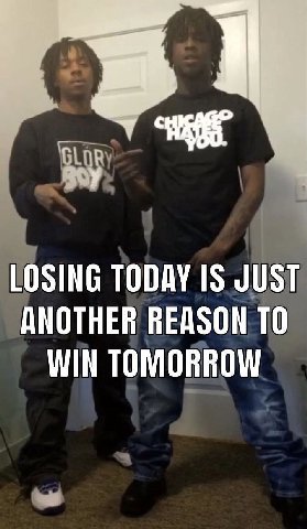 OSING TODAY IS JUST ANOTHER REASON ТО WIN TOMORROW