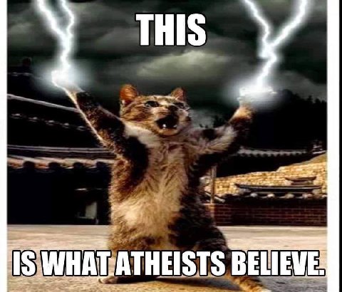 THIS я ATHEISTS BELIEVE