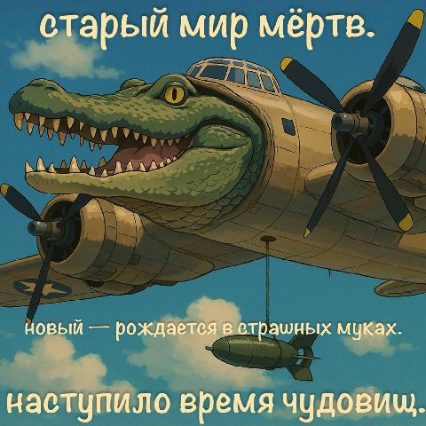 старый мир мёртв. новый рождается в страшных муках. наступило время чудовищ.