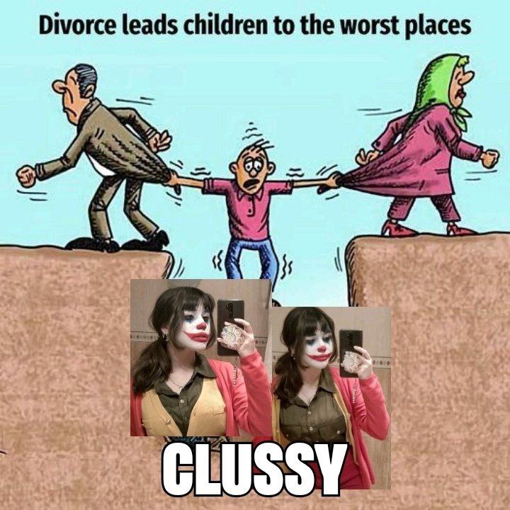 Divorce leads children to the worst places а CLUSSY