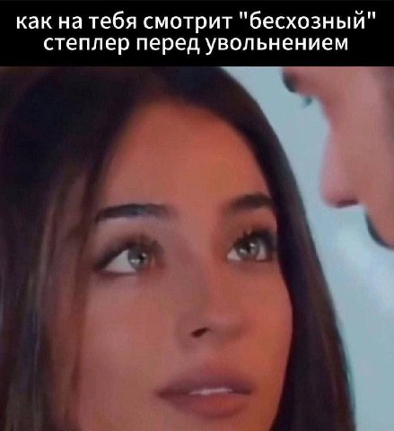как на тебя смотрит "бесхозный" степлер перед увольнением